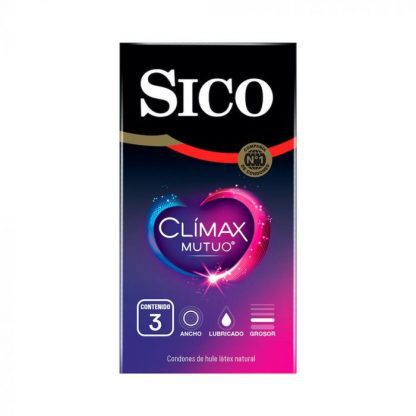 CONDONES SICO CLIMAX MUTUO C/3